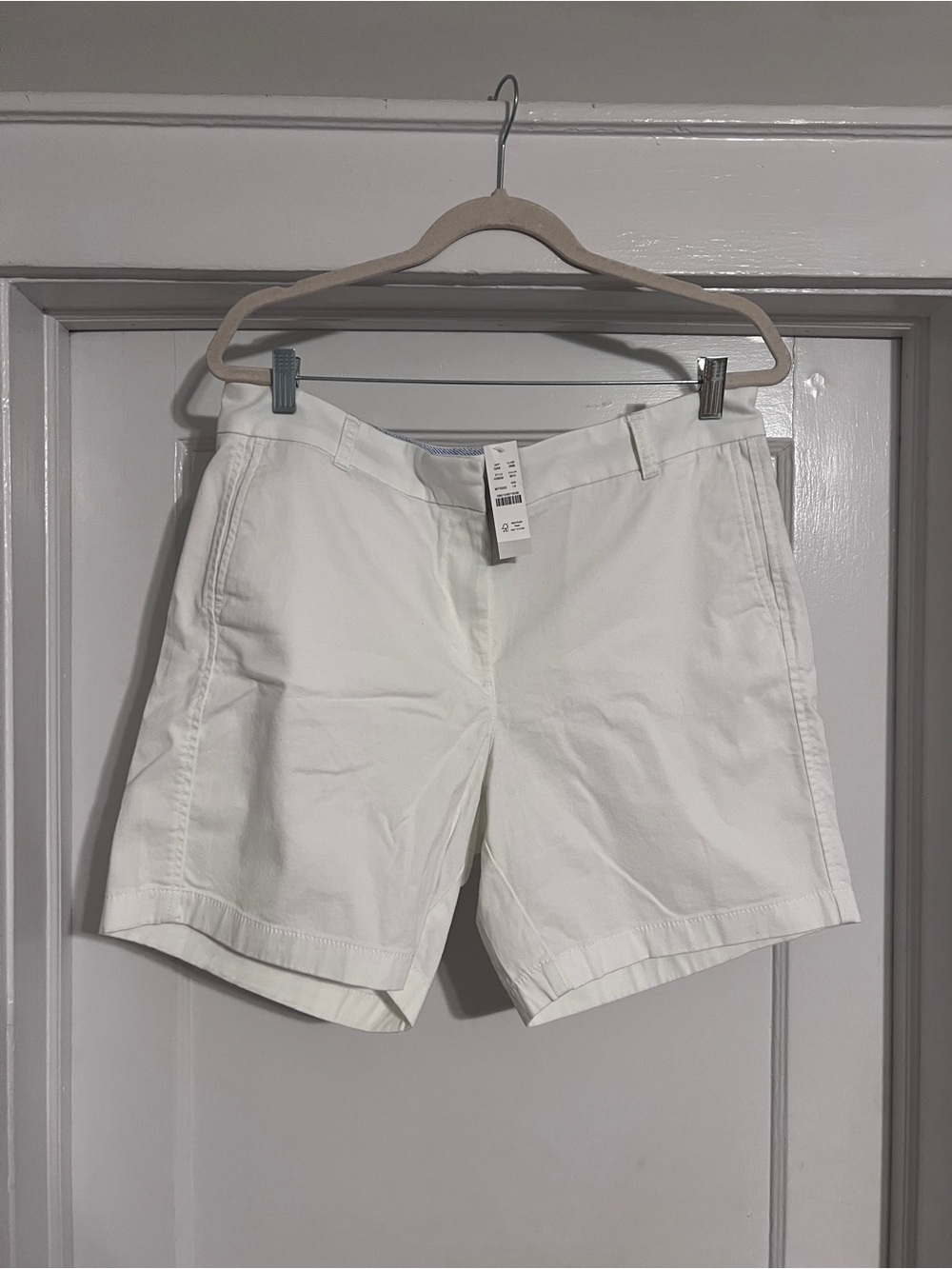 J. Crew White Women's Cotton Chino Shorts